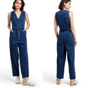 NWT Rachel Comey @ Target Indigo Denim Wash Overalls Size 2